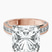 Pre-Designed 18kt Rose Gold Regalia Milgrain Lab Diamond Ring