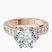 Pre-Designed 10kt Rose Gold Regalia Milgrain Lab Diamond Ring