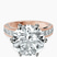 Pre-Designed 10kt Rose Gold Regalia Milgrain Lab Diamond Ring