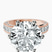 Pre-Designed 18kt Rose Gold Regalia Milgrain Lab Diamond Ring