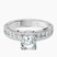 Pre-Designed 10kt White Gold Regalia Milgrain Lab Diamond Ring