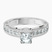 Pre-Designed 14kt White Gold Regalia Milgrain Lab Diamond Ring