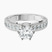 Pre-Designed 18kt White Gold Regalia Milgrain Lab Diamond Ring