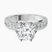 Pre-Designed Platinum Regalia Milgrain Lab Diamond Ring