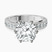 Pre-Designed Platinum Regalia Milgrain Lab Diamond Ring