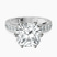 Pre-Designed 18kt White Gold Regalia Milgrain Lab Diamond Ring