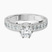 Pre-Designed 18kt White Gold Regalia Milgrain Lab Diamond Ring