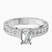 Pre-Designed 14kt White Gold Regalia Milgrain Lab Diamond Ring