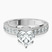Pre-Designed 10kt White Gold Regalia Milgrain Lab Diamond Ring