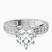 Pre-Designed 10ct White Gold Regalia Milgrain Lab Diamond Ring