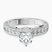 Pre-Designed Platinum Regalia Milgrain Lab Diamond Ring