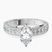 Pre-Designed 14kt White Gold Regalia Milgrain Lab Diamond Ring