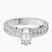 Pre-Designed 14kt White Gold Regalia Milgrain Lab Diamond Ring
