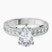 Pre-Designed 18kt White Gold Regalia Milgrain Lab Diamond Ring