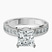 Regalia Milgrain Lab Diamond Engagement Ring in 9ct White Gold