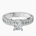 Pre-Designed 18kt White Gold Regalia Milgrain Lab Diamond Ring