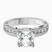 Regalia Milgrain Lab Diamond Engagement Ring in 9ct White Gold
