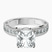 Pre-Designed Platinum Regalia Milgrain Lab Diamond Ring