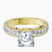 Regalia Milgrain Lab Diamond Engagement Ring in 9ct Yellow Gold