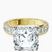 Pre-Designed 18kt Yellow Gold Regalia Milgrain Lab Diamond Ring