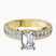 Pre-Designed 10kt Yellow Gold Regalia Milgrain Lab Diamond Ring