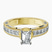 Pre-Designed 14kt Yellow Gold Regalia Milgrain Lab Diamond Ring