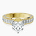 Pre-Designed 10kt Yellow Gold Regalia Milgrain Lab Diamond Ring