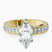 Pre-Designed 18kt Yellow Gold Regalia Milgrain Lab Diamond Ring
