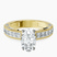 Pre-Designed 14kt Yellow Gold Regalia Milgrain Lab Diamond Ring