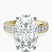 Pre-Designed 18kt Yellow Gold Regalia Milgrain Lab Diamond Ring