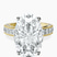 Pre-Designed 10kt Yellow Gold Regalia Milgrain Lab Diamond Ring