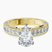 Pre-Designed 18kt Yellow Gold Regalia Milgrain Lab Diamond Ring