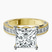 Pre-Designed 18kt Yellow Gold Regalia Milgrain Lab Diamond Ring