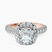 Pre-Designed 14ct Rose Gold Luxoré Vintage Allure Lab Diamond Ring