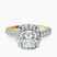 Luxoré Vintage Allure Lab Diamond Engagement Ring in 9ct Yellow Gold