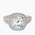 Pre-Designed 18kt Rose Gold Opulenté Antique Halo Lab Diamond Ring