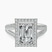Pre-Designed 14kt White Gold Opulenté Antique Halo Lab Diamond Ring