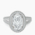 Pre-Designed 14ct White Gold Opulenté Antique Halo Lab Diamond Ring