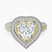 Pre-Designed 18ct Yellow Gold Opulenté Antique Halo Lab Diamond Ring