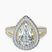 Pre-Designed 14kt Yellow Gold Opulenté Antique Halo Lab Diamond Ring