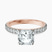 Nomi Classic Eternity Lab Diamond Engagement Ring in 9ct Rose Gold