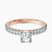 Pre-Designed 14kt Rose Gold Nomi Classic Eternity Lab Diamond Ring