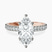 Nomi Classic Eternity Lab Diamond Engagement Ring in 9ct Rose Gold