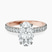 Nomi Classic Eternity Lab Diamond Engagement Ring in 9ct Rose Gold