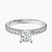Pre-Designed 10kt White Gold Nomi Classic Eternity Lab Diamond Ring