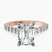 Pre-Designed 10kt Rose Gold Austria Cathedral Lab Diamond Ring