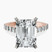 Pre-Designed 10kt Rose Gold Austria Cathedral Lab Diamond Ring