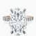 Pre-Designed 10kt Rose Gold Austria Cathedral Lab Diamond Ring