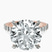 Pre-Designed 10kt Rose Gold Austria Cathedral Lab Diamond Ring