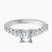 Pre-Designed Platinum Austria Cathedral Lab Diamond Ring